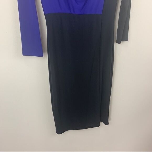 Narciso Rodriguez Design Nation blue black dress (E1) - Picture 4 of 12